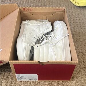 Vans Red and Brown Shoe Box